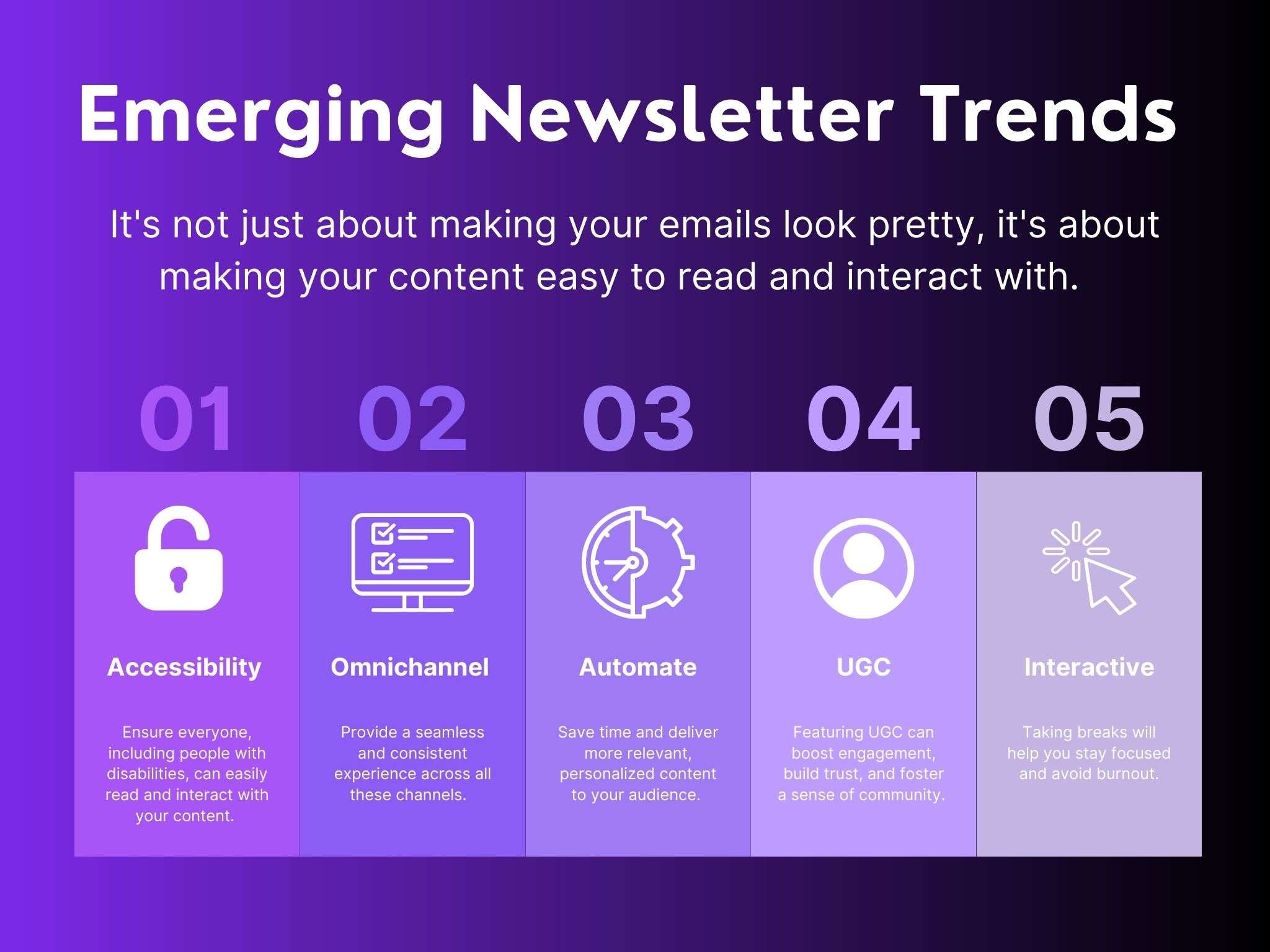 emerging newsletter trends