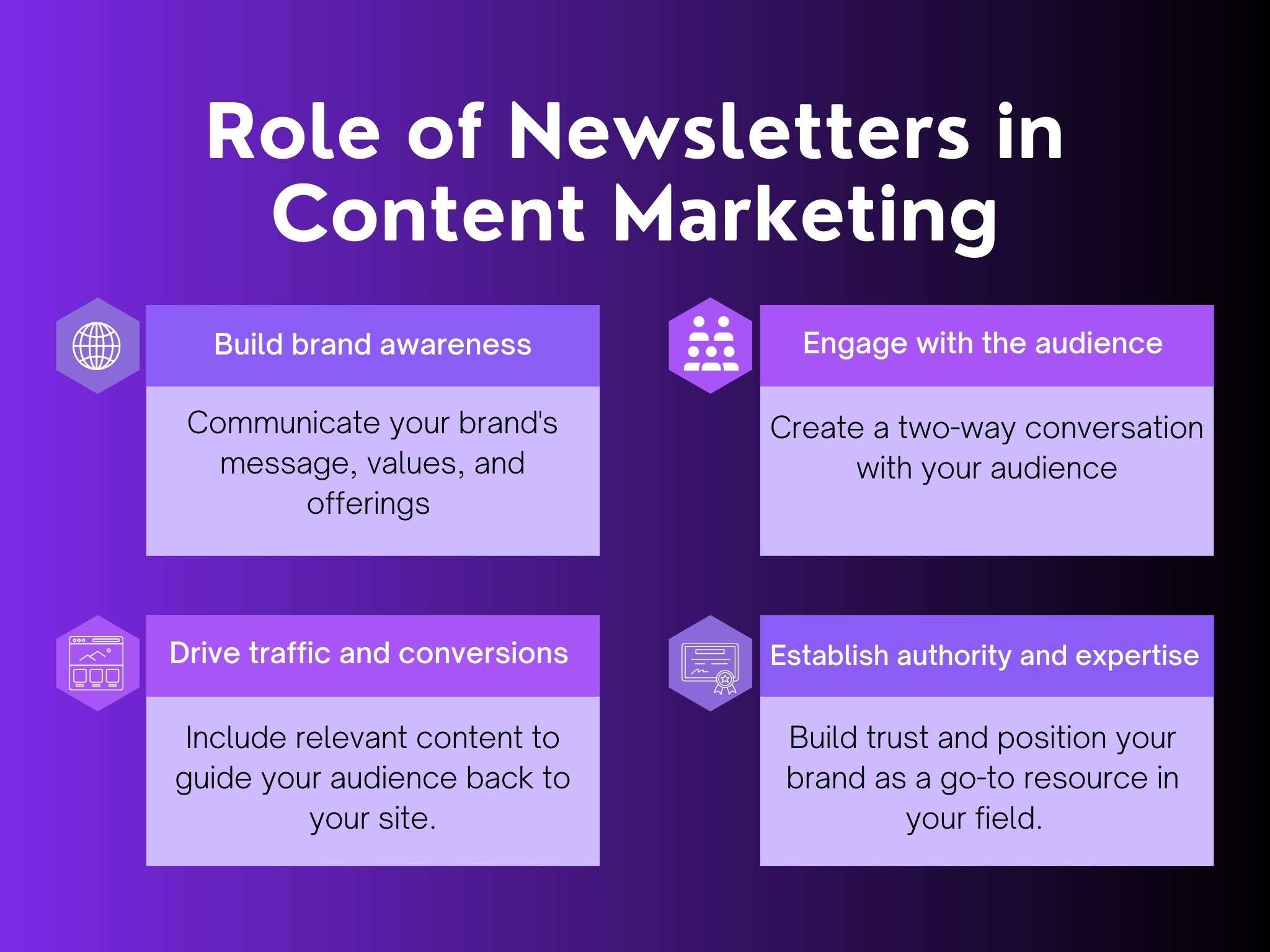 role of newsletter in content marketing